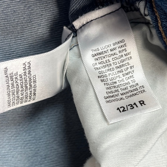 Lucky Brand Women's Jeans 12 / 31 R Mid Rise Sweet Boot Cut Casual Everyday Boho - Picture 5 of 14